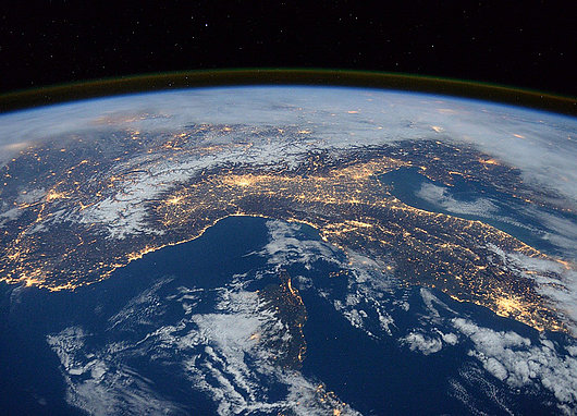 La Terre vue depuis l'espace