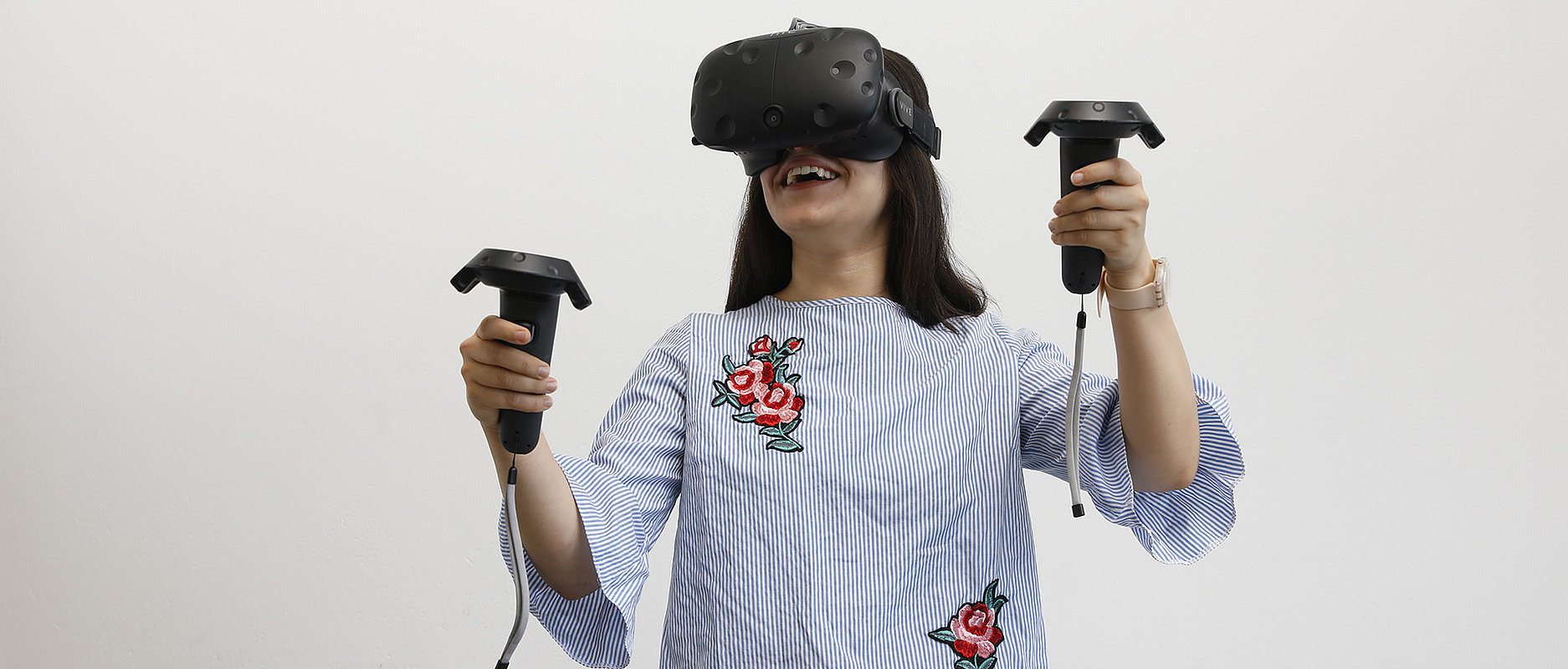 Etudiante Réalité augmentée - réalité virtuelle