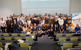 groupe participants hackathon Genève