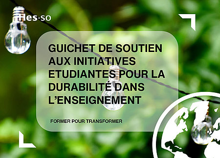 guichet soutien initiatives étudiantes pour la durabilité dans l'enseignement