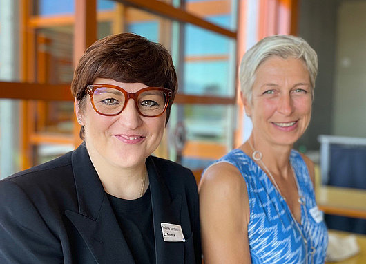 Portrait des professeures Valérie Santschi et Caryn Mathy