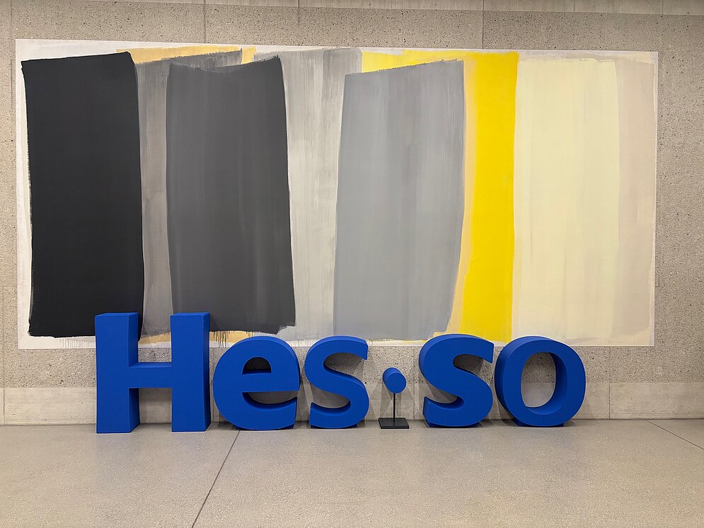 Lettres bleues Hes-so