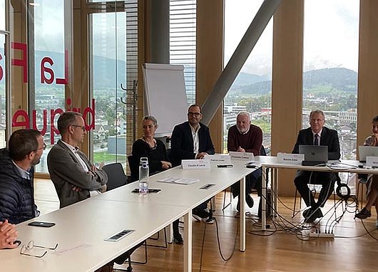 Rencontre des expert·es de l'AAQ et de membres de la communautés de la HES-SO. 