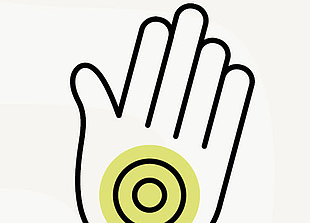 illustration main et cible verte cycle de conférences travail social et écologie