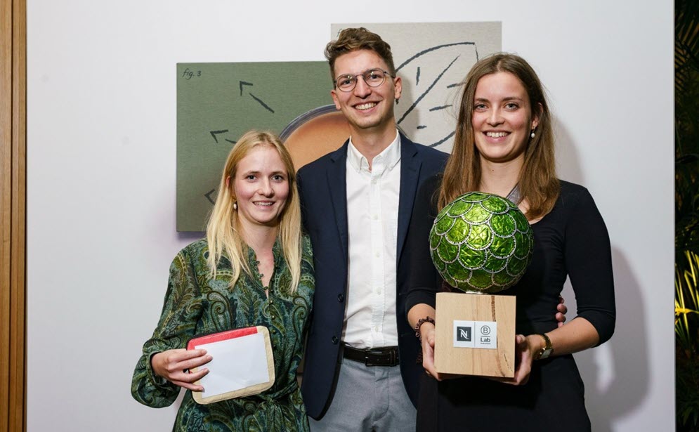 Etudiants MSc BA lauréats du Swiss Startcup Challenge pour leur projet ZipBack