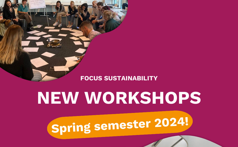 Annonce Focus Sustainability programme workshops printemps 2024