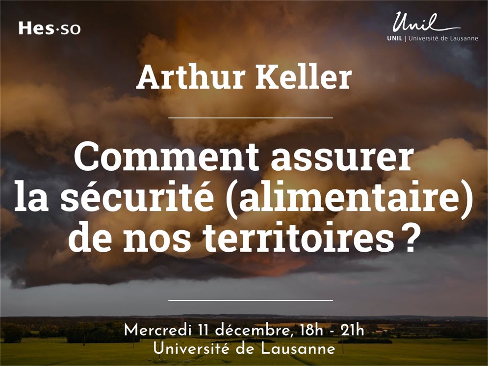 affiche conférence Arthur Keller UNIL décembre 2024