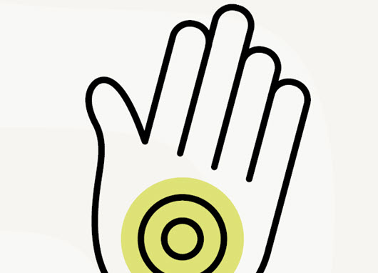 illustration main et cible verte cycle de conférences travail social et écologie