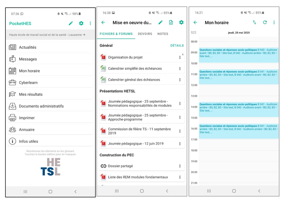 Application mobile HES-SO