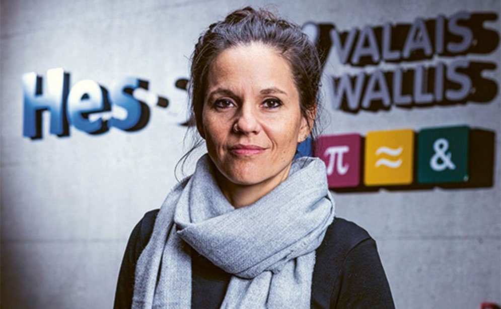 Marion Repetti, professeure à la HES-SO Valais-Wallis - Haute Ecole et Ecole Supérieure de Travail Social.         (Photo Bertrand Rey) 